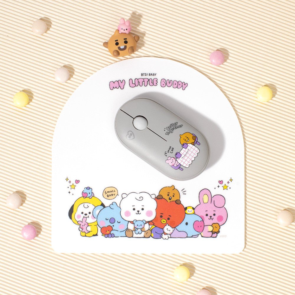 [LINE X BT21] BT21 Little Buddy Baby Mouse Pad - K-STAR