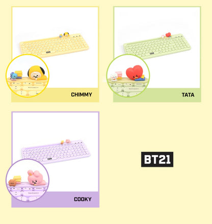 [LINE X BT21] BT21 Little Buddy Multi Pairing Wireless Keyboard - K-STAR