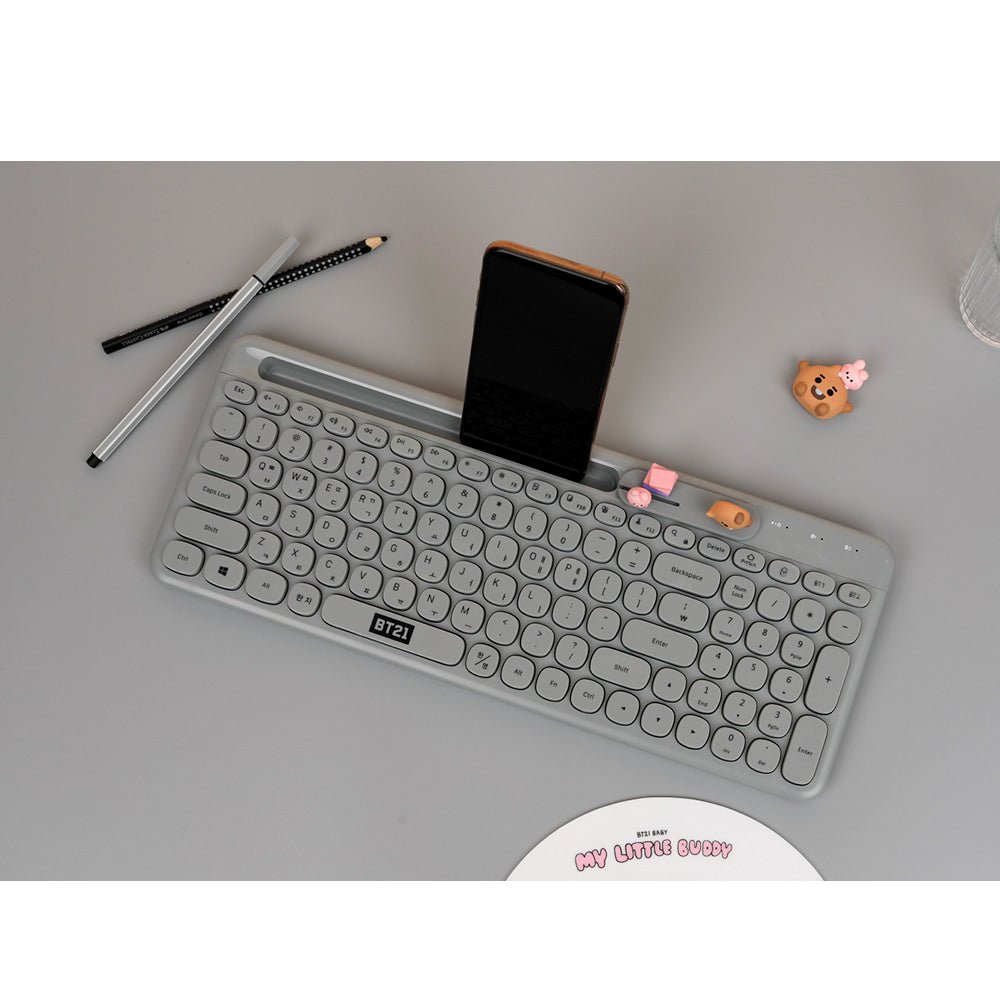 [LINE X BT21] BT21 Little Buddy Multi Pairing Wireless Keyboard - K-STAR