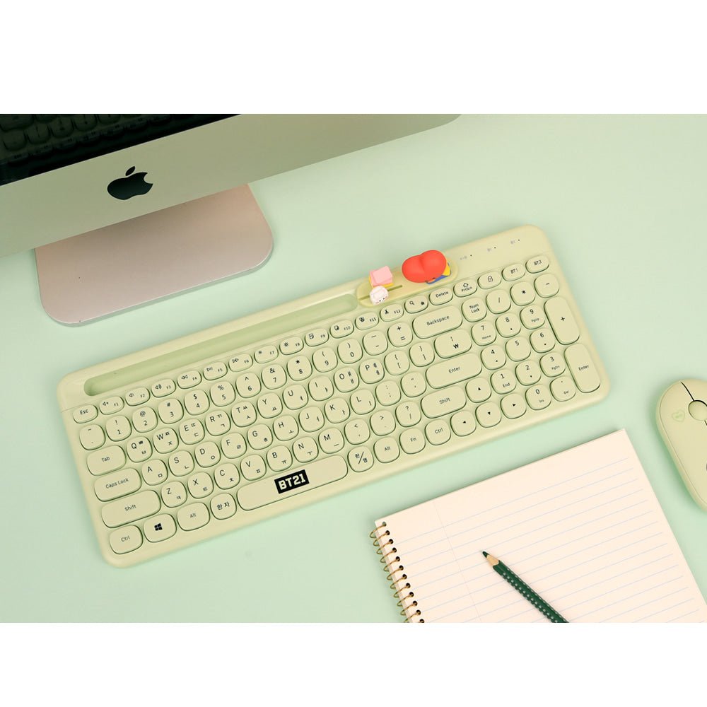 [LINE X BT21] BT21 Little Buddy Multi Pairing Wireless Keyboard - K-STAR