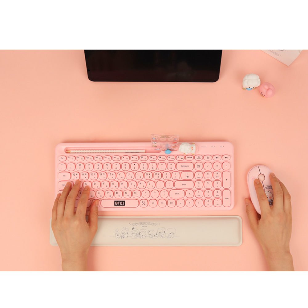 [LINE X BT21] BT21 Little Buddy Multi Pairing Wireless Keyboard - K-STAR