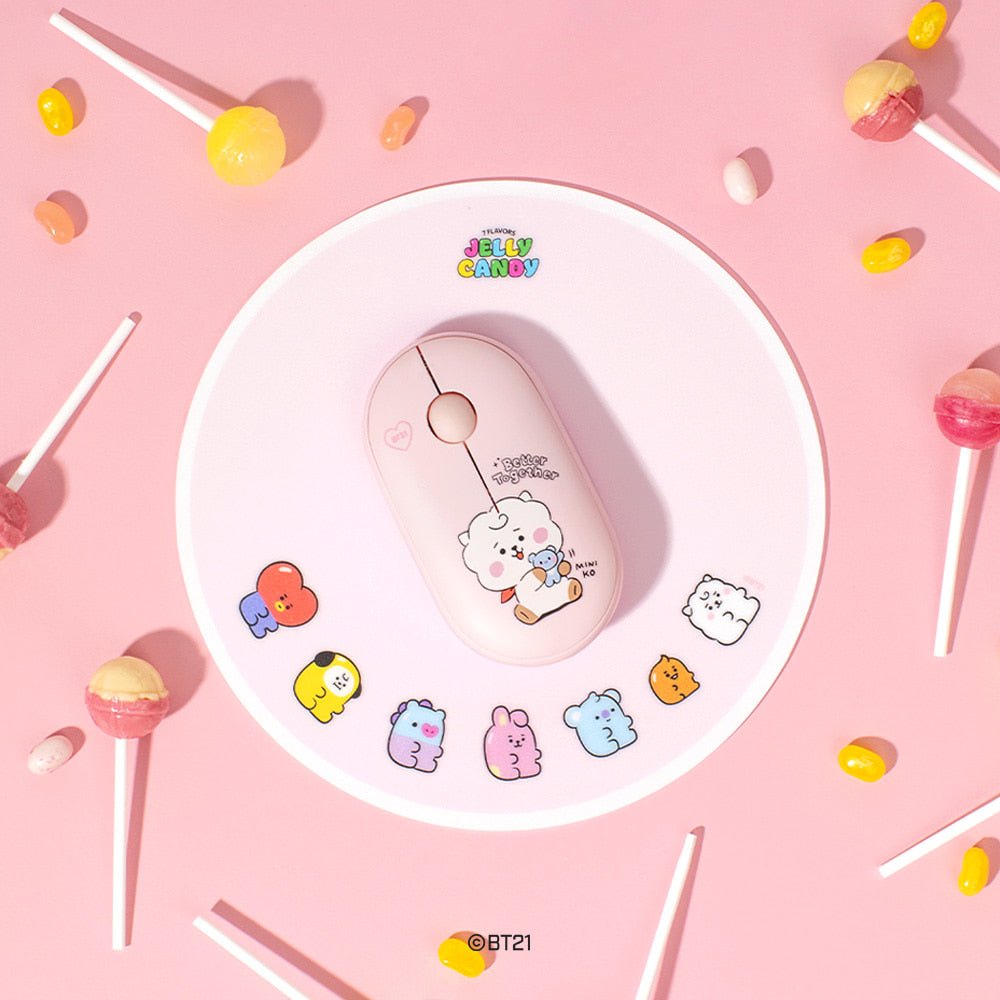 [LINE X BT21] BT21 Little Buddy Multi Pairing Wireless Mouse Ver. - K-STAR