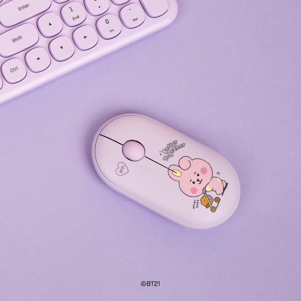 [LINE X BT21] BT21 Little Buddy Multi Pairing Wireless Mouse Ver. - K-STAR