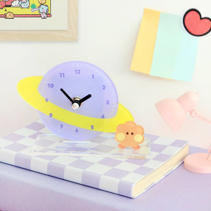 [LINE X BT21] BT21 Minini Acrylic Stand Clock - K-STAR