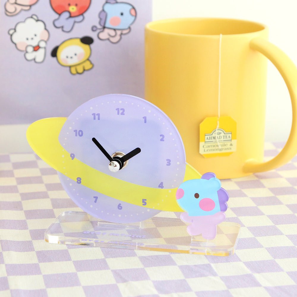 [LINE X BT21] BT21 Minini Acrylic Stand Clock - K-STAR