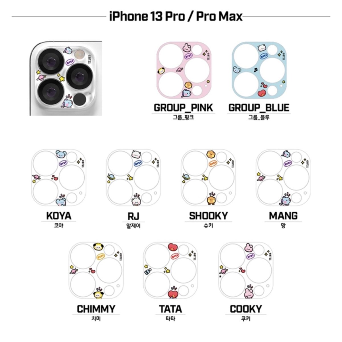[LINE X BT21] BT21 Minini Camera Protector - K-STAR