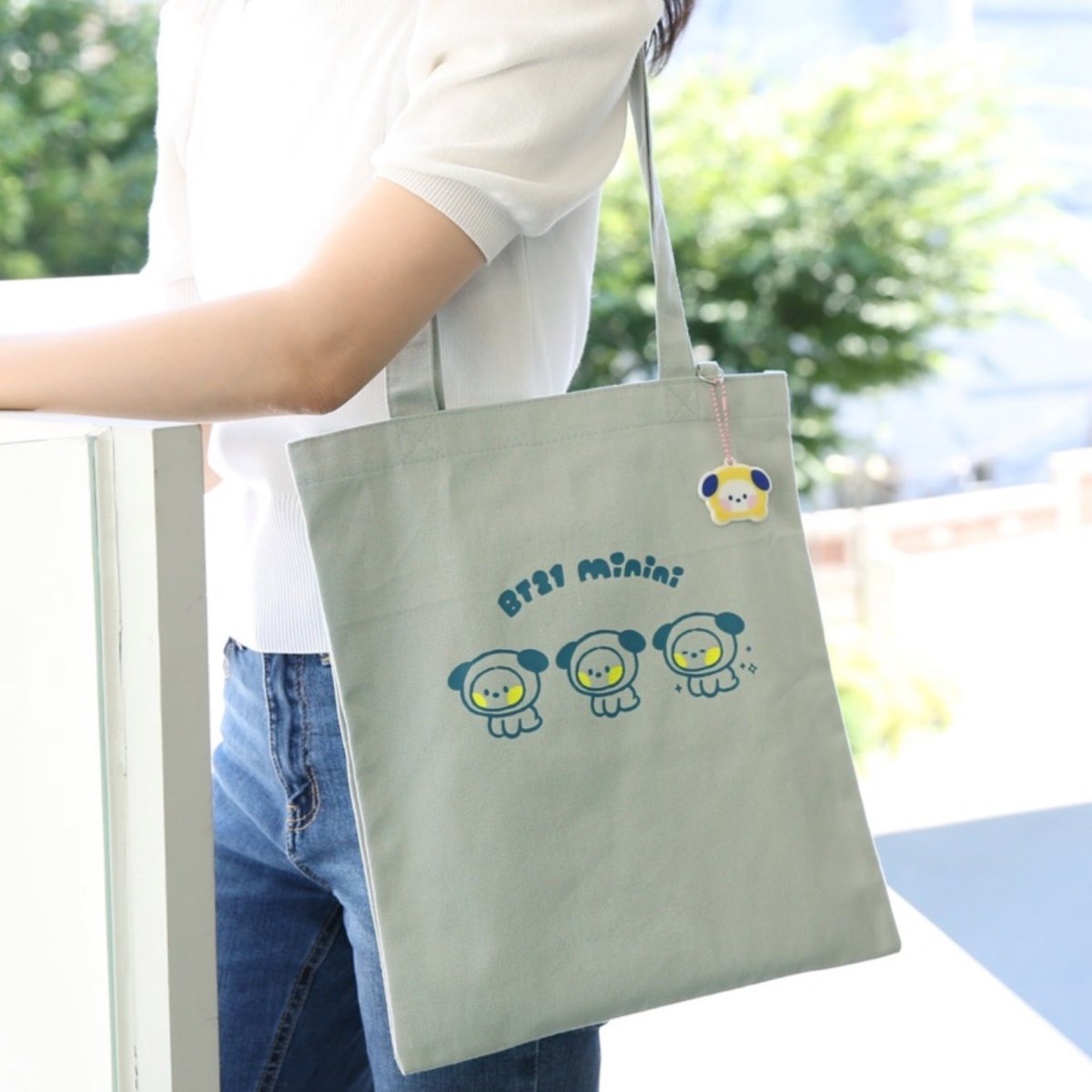 [LINE X BT21] BT21 Minini Canvas Eco Bag - K-STAR