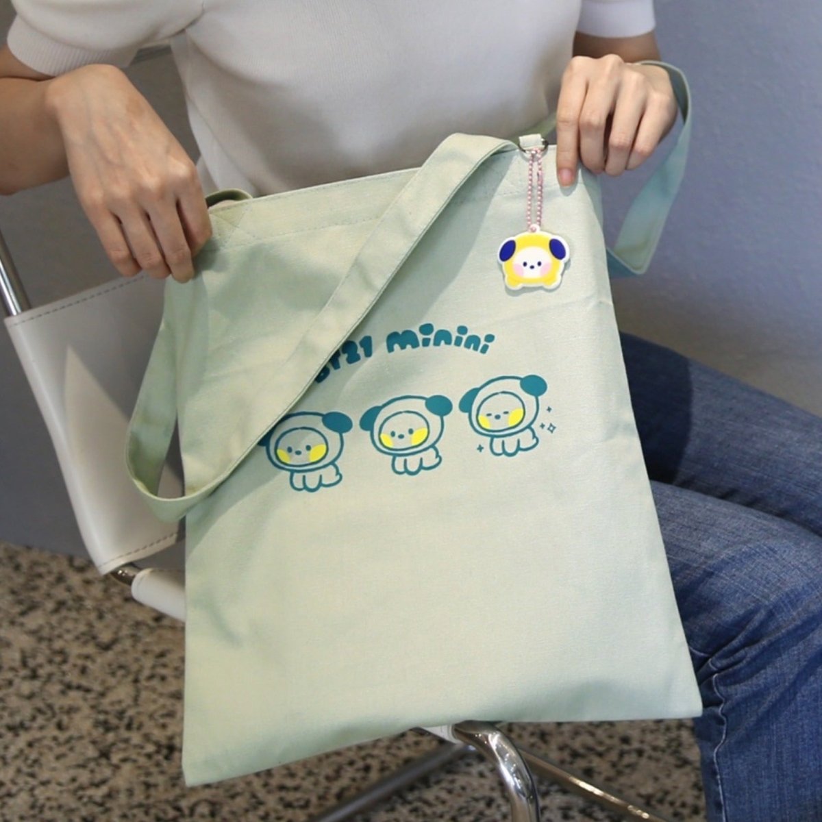 [LINE X BT21] BT21 Minini Canvas Eco Bag - K-STAR
