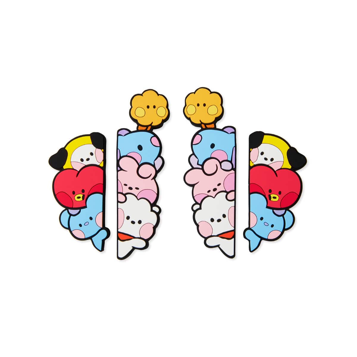 [LINE X BT21] BT21 Minini Car Door Guard 4ea SET - K-STAR