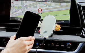 [LINE X BT21] BT21 Minini Car Fast Wireless Charger - K-STAR