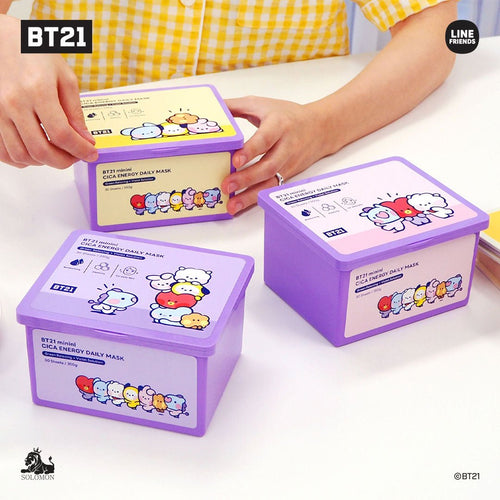 [LINE X BT21] BT21 Minini CICA Energy Daily Mask 30ea - K-STAR