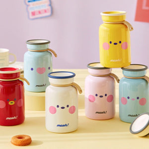 [LINE X BT21] BT21 Minini Collection Mosh Latte Tumbler 330ml - K-STAR