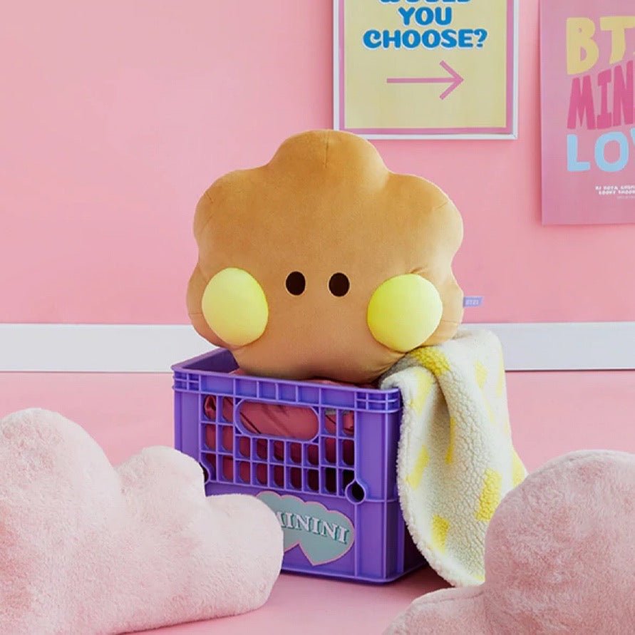 [LINE X BT21] BT21 Minini Face Big Cushion + Free Express Shipping - K-STAR