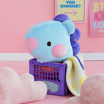 [LINE X BT21] BT21 Minini Face Big Cushion + Free Express Shipping - K-STAR