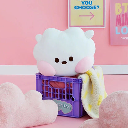 [LINE X BT21] BT21 Minini Face Big Cushion + Free Express Shipping - K-STAR