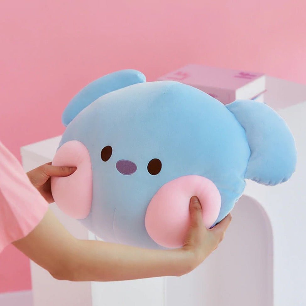[LINE X BT21] BT21 Minini Face Big Cushion + Free Express Shipping - K-STAR