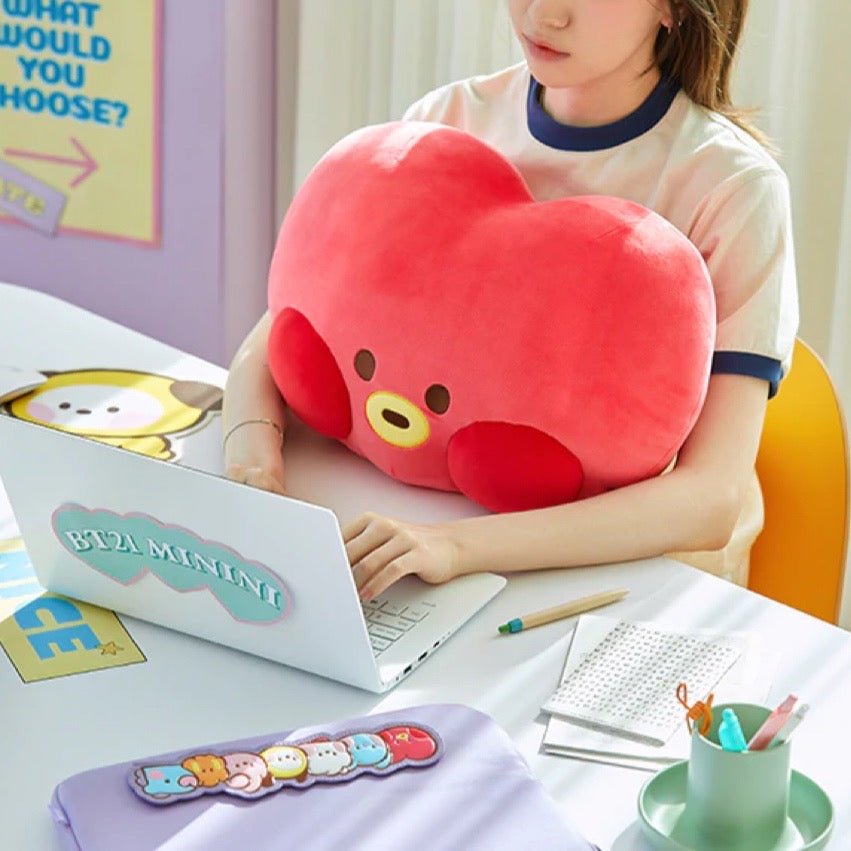 [LINE X BT21] BT21 Minini Face Big Cushion + Free Express Shipping - K-STAR