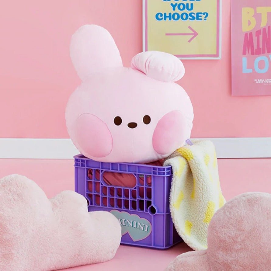 [LINE X BT21] BT21 Minini Face Big Cushion + Free Express Shipping - K-STAR
