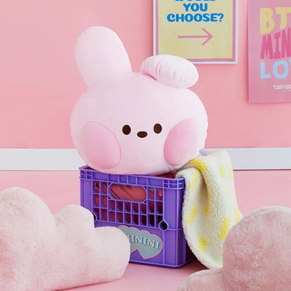 [LINE X BT21] BT21 Minini Face Big Cushion + Free Express Shipping - K-STAR