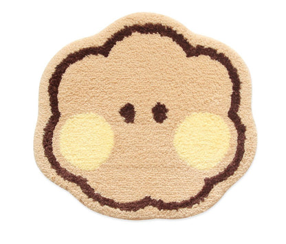 [LINE X BT21] BT21 Minini Face Rug - K-STAR