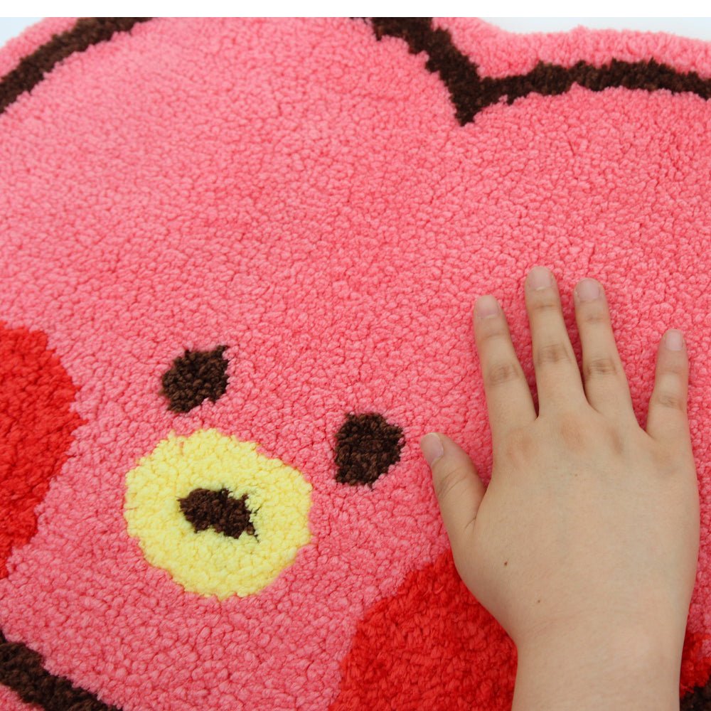 [LINE X BT21] BT21 Minini Face Rug - K-STAR