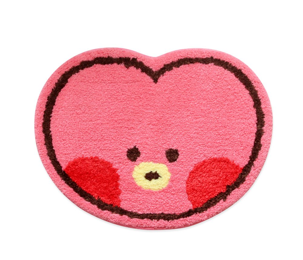 [LINE X BT21] BT21 Minini Face Rug - K-STAR