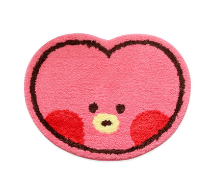 [LINE X BT21] BT21 Minini Face Rug - K-STAR