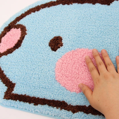 [LINE X BT21] BT21 Minini Face Rug - K-STAR