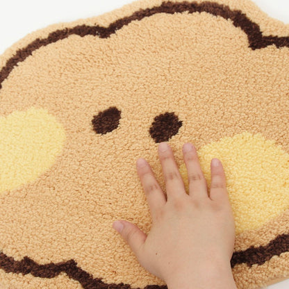[LINE X BT21] BT21 Minini Face Rug - K-STAR