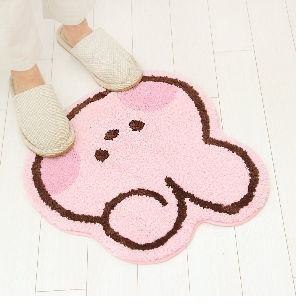 [LINE X BT21] BT21 Minini Face Rug - K-STAR