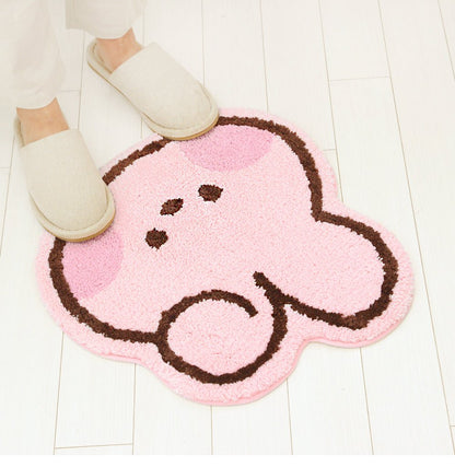[LINE X BT21] BT21 Minini Face Rug - K-STAR