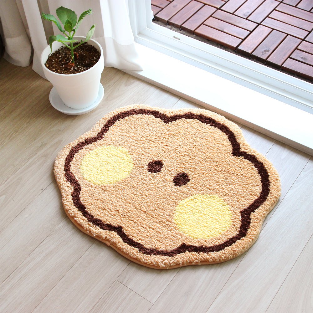 [LINE X BT21] BT21 Minini Face Rug - K-STAR
