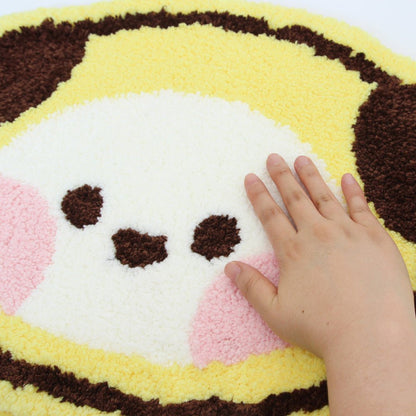 [LINE X BT21] BT21 Minini Face Rug - K-STAR