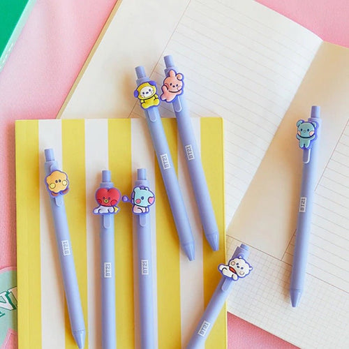 [LINE X BT21] BT21 Minini Gel Pen 7SET - K-STAR