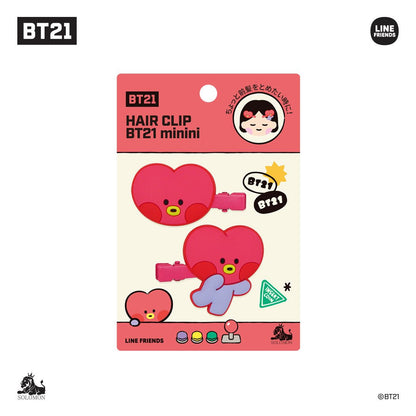 [LINE X BT21] BT21 Minini Hair Clip 2p - K-STAR
