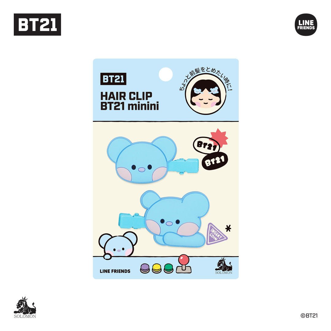 [LINE X BT21] BT21 Minini Hair Clip 2p - K-STAR
