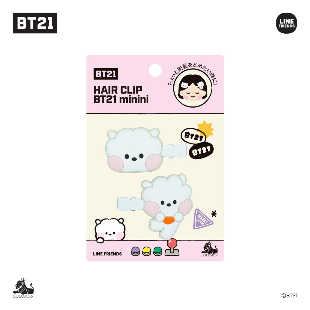 [LINE X BT21] BT21 Minini Hair Clip 2p - K-STAR