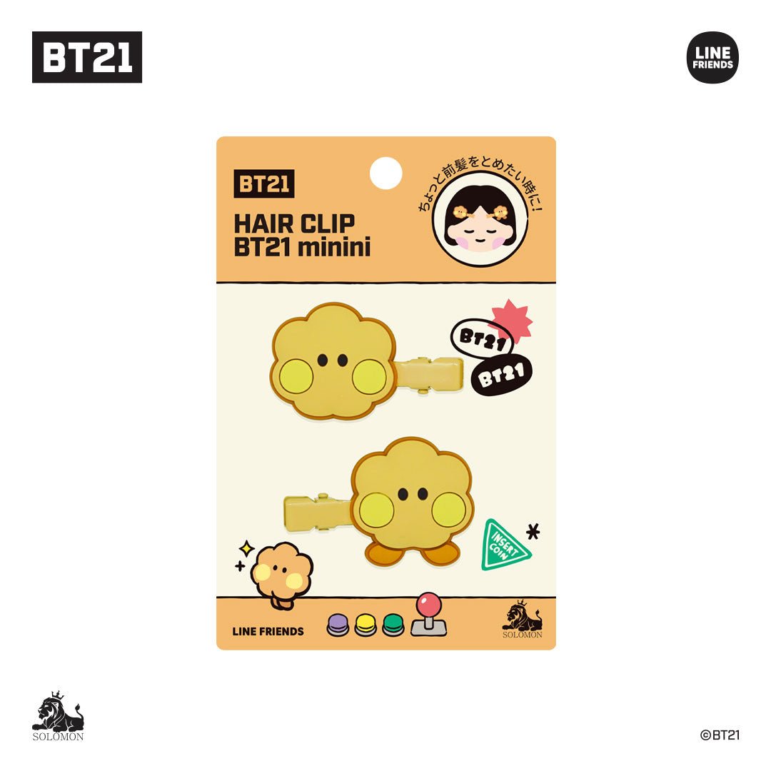 [LINE X BT21] BT21 Minini Hair Clip 2p - K-STAR