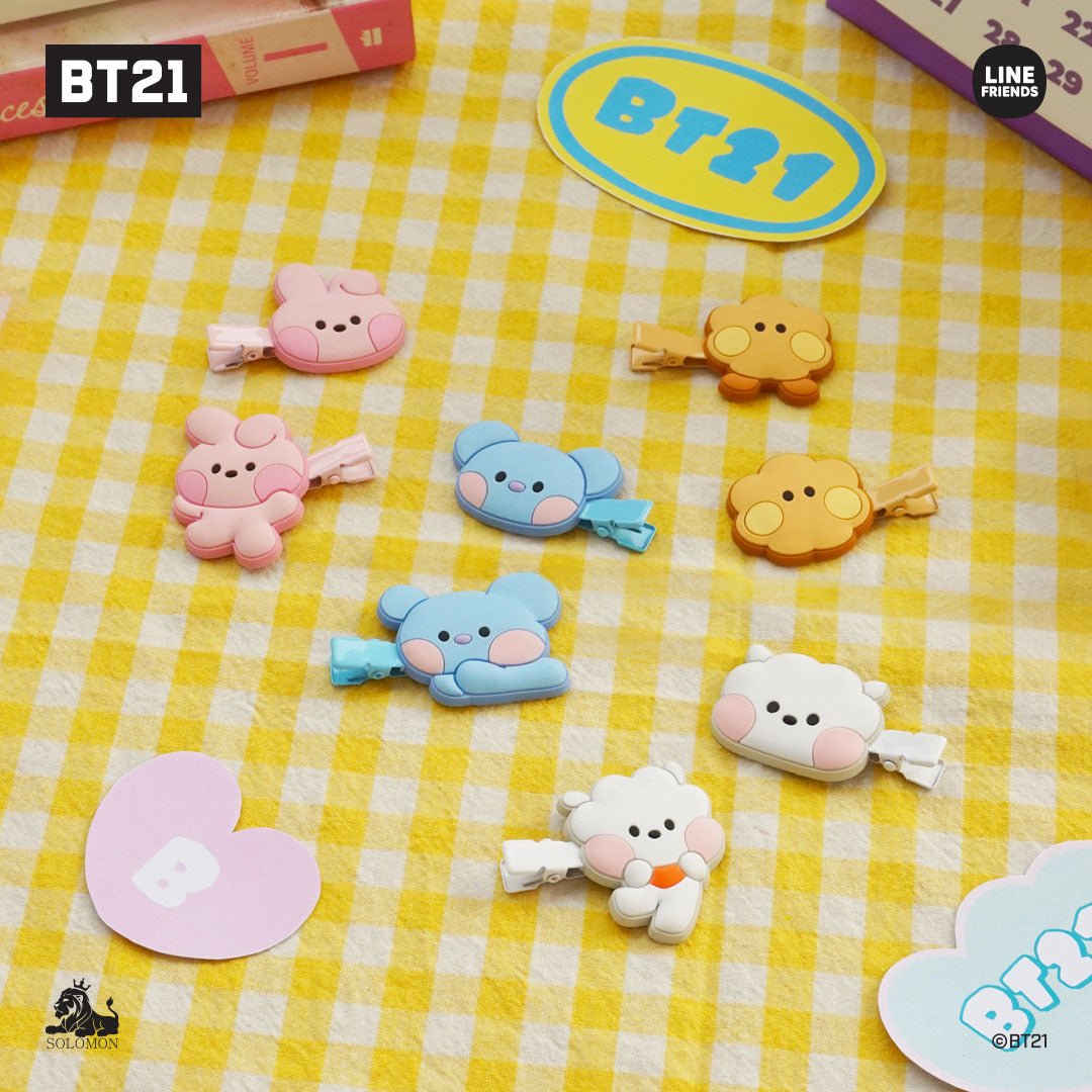 [LINE X BT21] BT21 Minini Hair Clip 2p - K-STAR