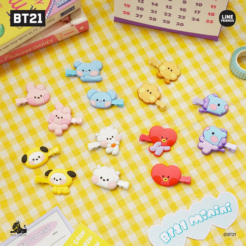 [LINE X BT21] BT21 Minini Hair Clip 2p - K-STAR