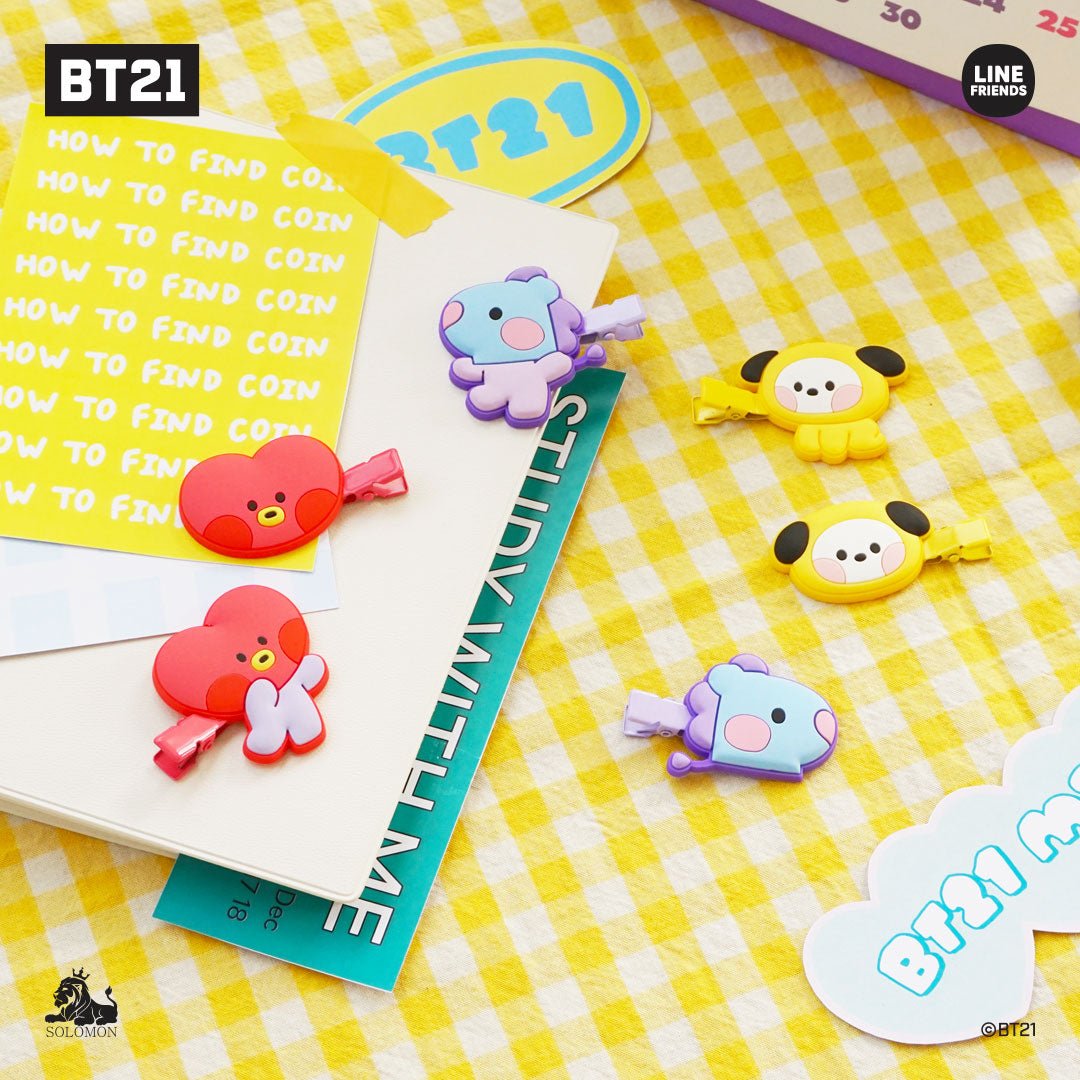 [LINE X BT21] BT21 Minini Hair Clip 2p - K-STAR