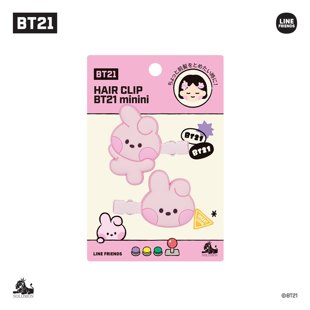 [LINE X BT21] BT21 Minini Hair Clip 2p - K-STAR