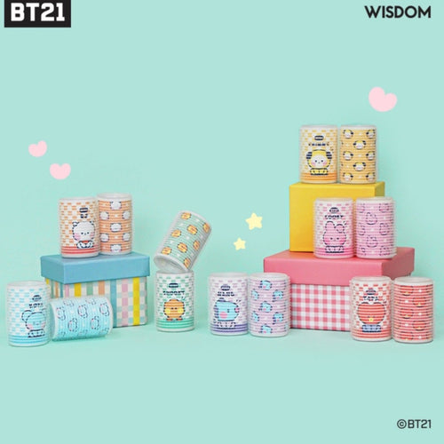 [LINE X BT21] BT21 Minini Hair Roll 14ea - K-STAR