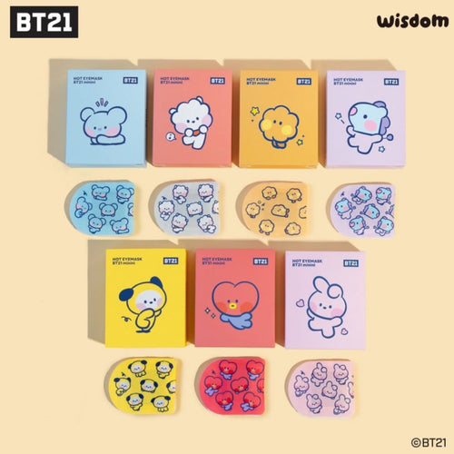 [LINE X BT21] BT21 Minini Hot Eye Mask (5ea) - K-STAR