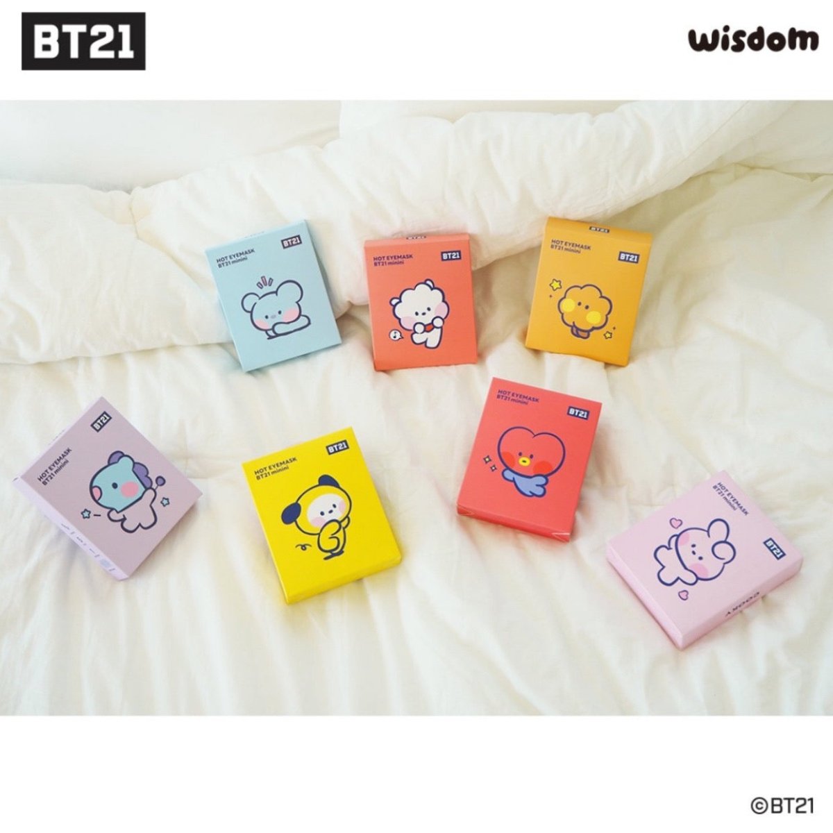 [LINE X BT21] BT21 Minini Hot Eye Mask (5ea) - K-STAR