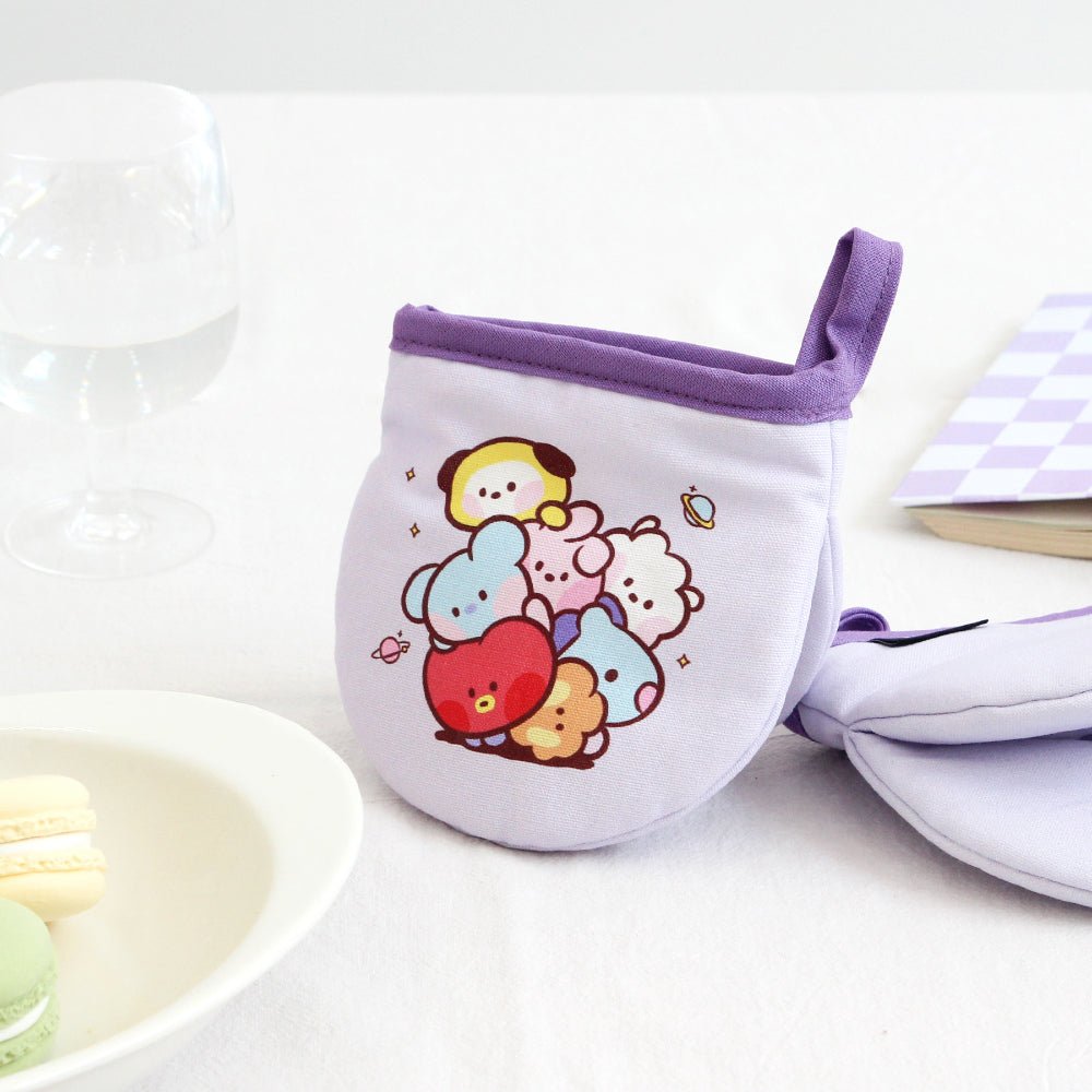 [LINE X BT21] BT21 Minini Kitchen Apron & Glove - K-STAR