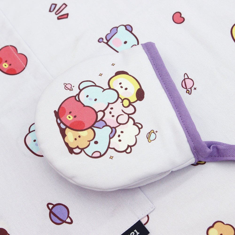 [LINE X BT21] BT21 Minini Kitchen Apron & Glove - K-STAR