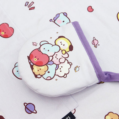 [LINE X BT21] BT21 Minini Kitchen Apron & Glove - K-STAR
