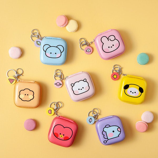 [LINE X BT21] BT21 Minini Macaron Pouch - K-STAR