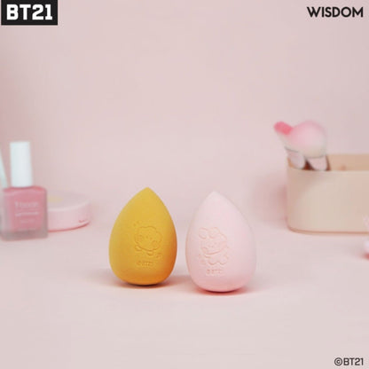 [LINE X BT21] BT21 Minini Makeup Sponge 7ea - K-STAR